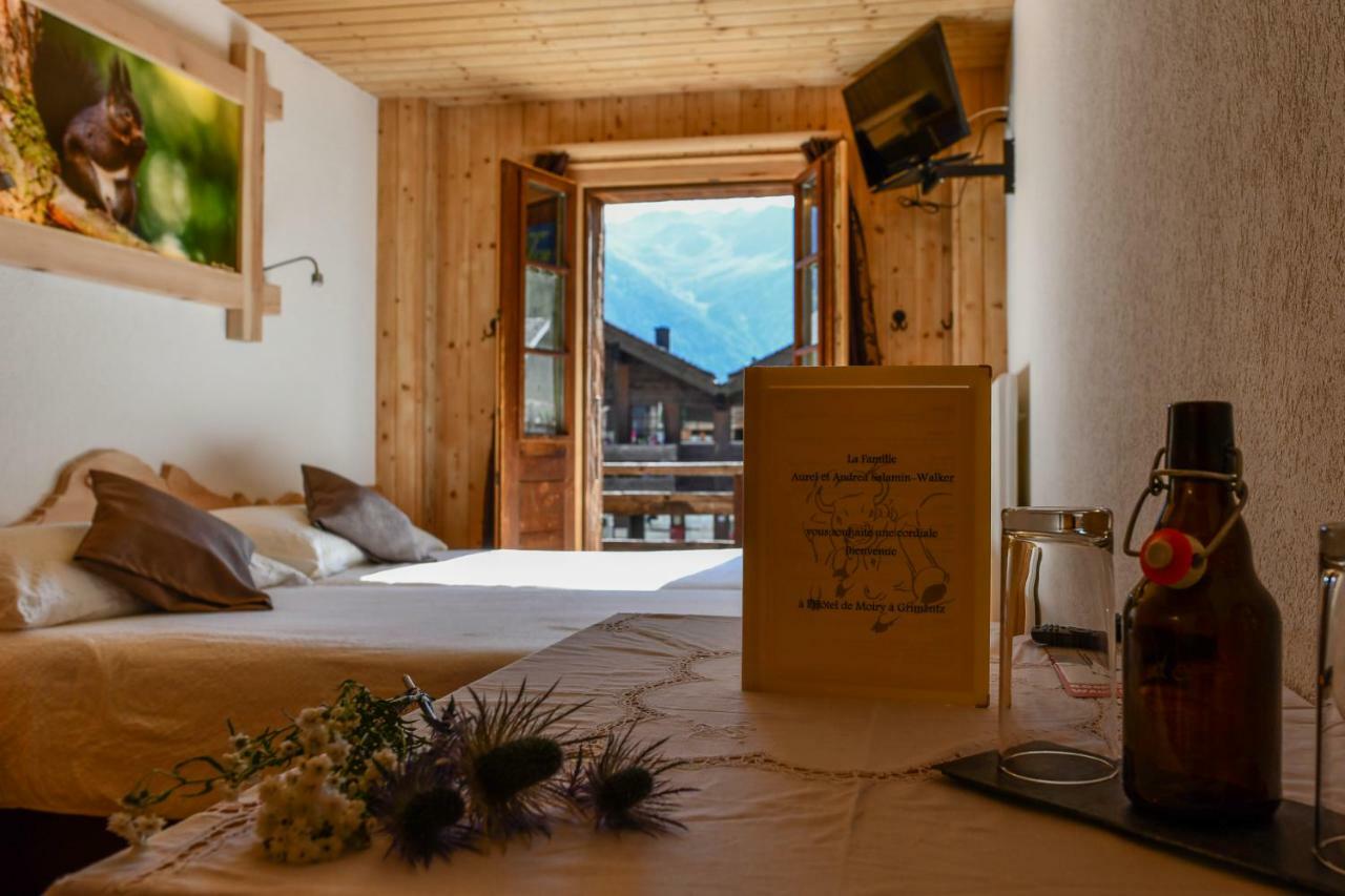 Hotel De Moiry Superieur Grimentz Exterior photo